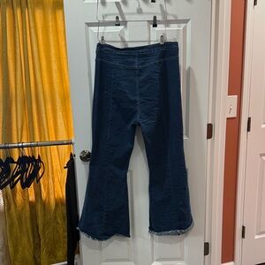 Women's Blue Flared Jeans